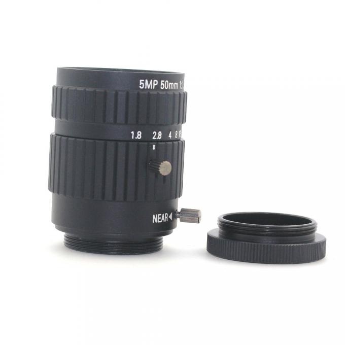 5MP 50mm bevestigde Nadrukcs, zet C voor kabeltelevisie-Cameralens op voor Industriële de Microscoopcamera van kabeltelevisie