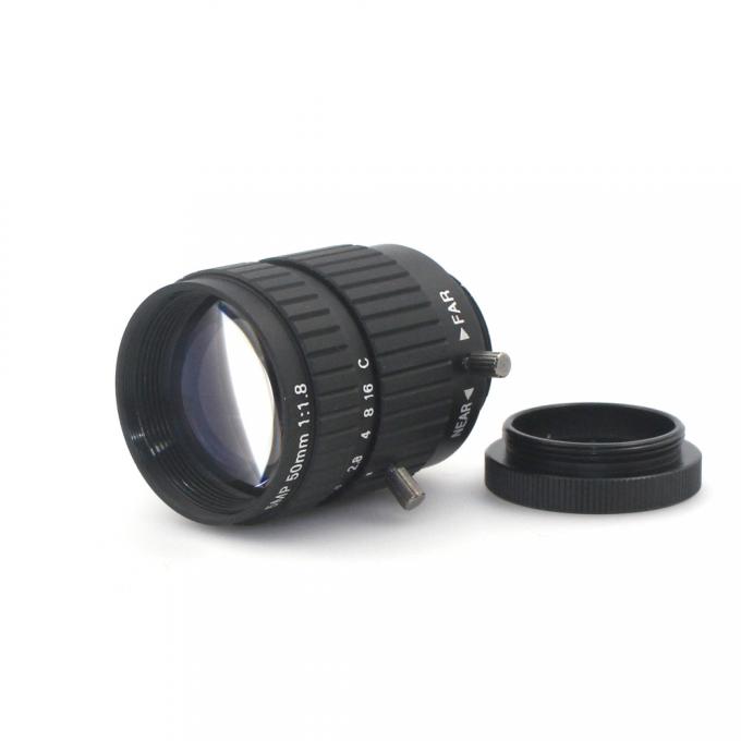 5MP 50mm bevestigde Nadrukcs, zet C voor kabeltelevisie-Cameralens op voor Industriële de Microscoopcamera van kabeltelevisie