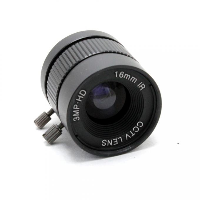 3MP HD 16mm lenshandboek 1/2 Iris C zetten Industriële de Cameralens van lenskabeltelevisie voor HD-Cameraip camera op