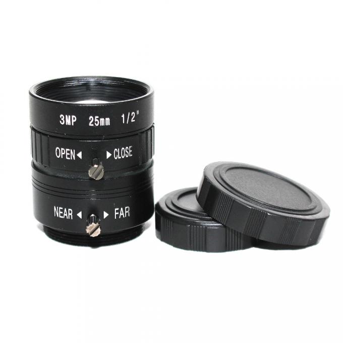 3MP 25mm van de de IRISnadruk van HD de Industriële Camera Vaste Handzoomlens C zetten kabeltelevisie-Lens voor kabeltelevisie-Camera Industriële Microscoop op