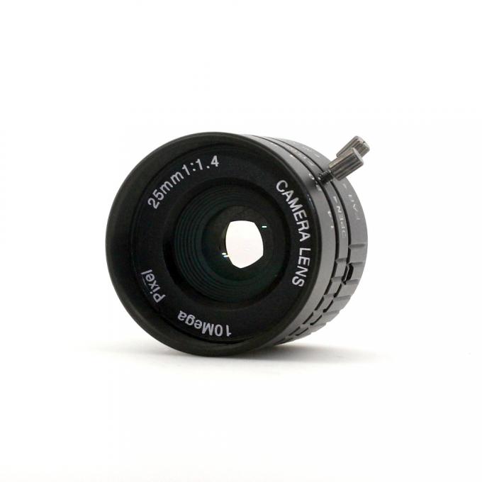 25mm de lens C van 10 megapixelhd kabeltelevisie zetten 1/2“ vaste handlens van de irisf1.4 industriële camera op