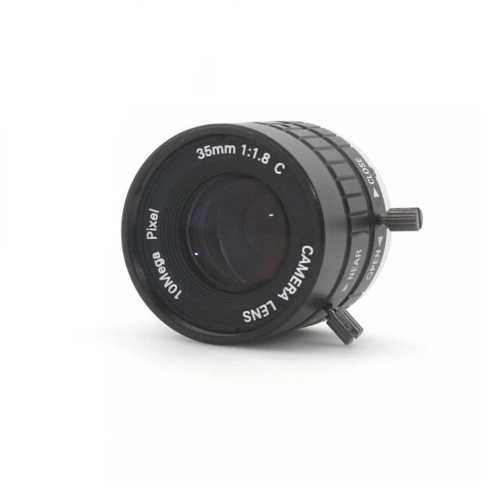 10MP 35mm van de de Camera Handiris van het Lenzen1:1.8 HD Industriële de Nadruklens C zetten Lens voor kabeltelevisie-Camera Industriële Microscoop op
