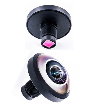 256 Degree 1.1mm 16MP Panoramic M12 Cctv Fisheye Lens for IMX377 camera sensor